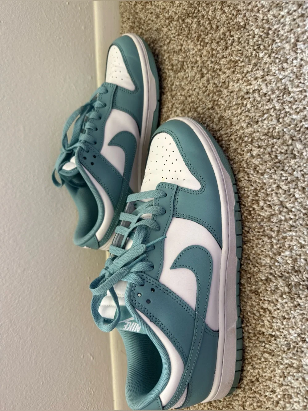 Adult size 9.5 true to size ,  White Low-Top Sneakers - Nike
